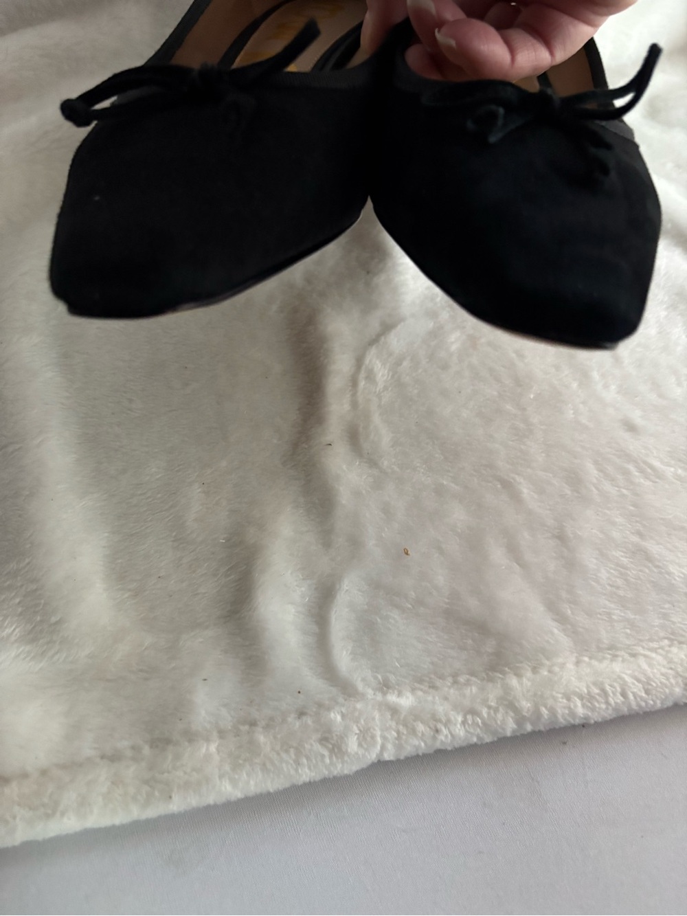 Sam Edelman Rinda Pointed Almond Toe Ballet Low Heel Pumps Black Size 10 - Picture 9 of 14